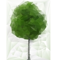 paper green tree vector image