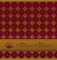 thai art element for graphic design vector image
