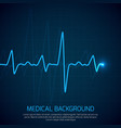 healthcare medical background with heart vector image vector image