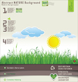 modern nature design layout vector image vector image