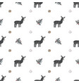 cute seamless pattern scandinavian vector image vector image