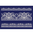 floral lace background vector image vector image