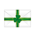 st patricks envelope vector image vector image