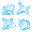 water bubbles vector image