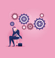 brainstorming vector image vector image
