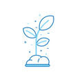 spring sprout icon vector image