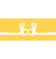 ok hand gesture long vector image