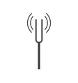 fork tuning icon vector image