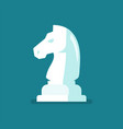 knight chess figure icon vector image vector image