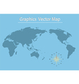 world map of information graphics vector image