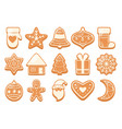 gingerbread cookies vector image