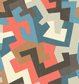 tribal seamless pattern with grunge effect vector image vector image