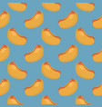 delicious hot dog seamless pattern on a blue vector image