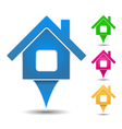 house icon vector image vector image
