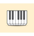 piano vector image