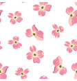 spring autumn flowers seamless pattern vector image vector image