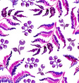 watercolor natural seamless pattern vector image