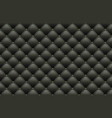 black texture leather quilted skin vector image