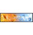 autumn background vector image