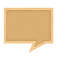 bulletin board vector image