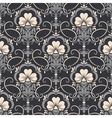 damask seamless pattern background elegant luxury vector image