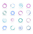 spiraldesign elements vector image
