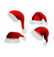 christmas hat vector image