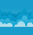 sky cloudy background clouds banner template vector image