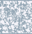 seamless delicate pattern with spring tropical vector image vector image