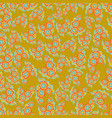 seamless hand-drawn waves pattern vector image