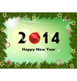 2014 new year background vector image vector image
