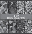 geometric seamless pattern background vector image vector image