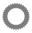 circle pattern for round frame vector image vector image
