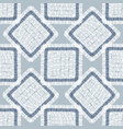 abstract embroidery carpet geometric tile vector image vector image