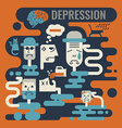 depression vector image vector image