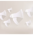 loudspeaker icon microphone symbol vector image vector image