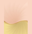abstract wavy background divided into two vector image vector image