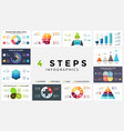 circle arrows infographic cycle diagram vector image