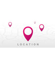 location pointer icon graphic flat vector image