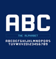 modern professional alphabet with latin vector image vector image