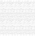 grunge ink waves seamless pattern vector image
