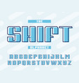 modern professional alphabet with latin vector image vector image