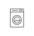 washing machine line art icon design template vector image