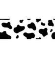 cow seamless pattern long abstract vector image