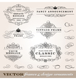 ornament frames set vector image vector image