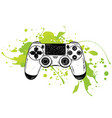 gamepad for game consolethe joystick vector image