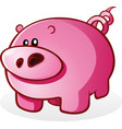 Cute pig cartoon Royalty Free Vector Image - VectorStock