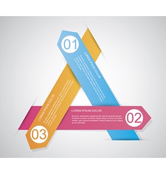 Triangle Infographic Royalty Free Vector Image