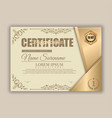 diploma certificate achievement template vector image