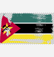 grounge-styled flag vector image